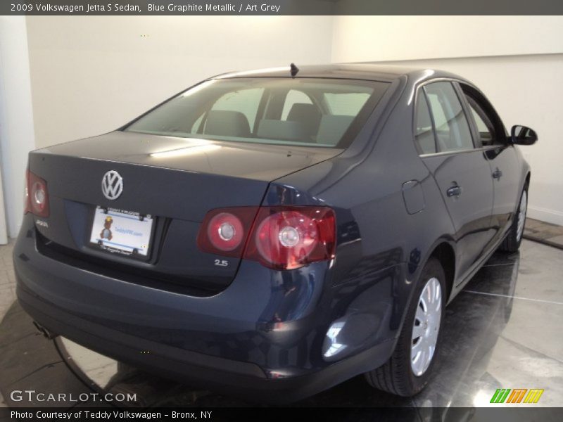 Blue Graphite Metallic / Art Grey 2009 Volkswagen Jetta S Sedan