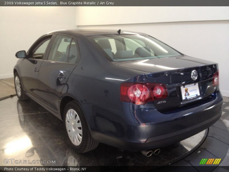 Blue Graphite Metallic / Art Grey 2009 Volkswagen Jetta S Sedan