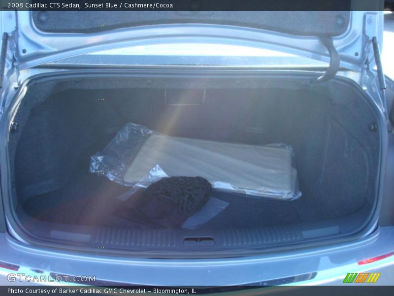 Sunset Blue / Cashmere/Cocoa 2008 Cadillac CTS Sedan