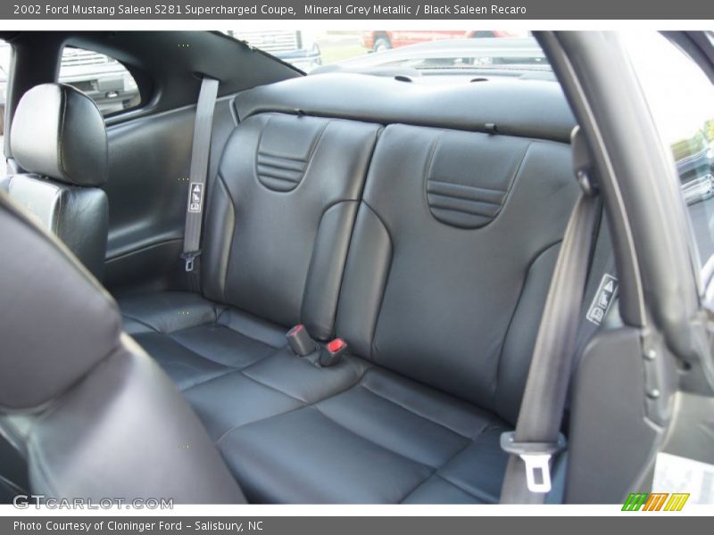 Rear Seat of 2002 Mustang Saleen S281 Supercharged Coupe