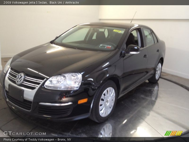 Black Uni / Anthracite 2009 Volkswagen Jetta S Sedan