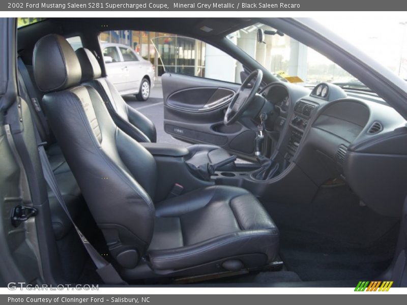  2002 Mustang Saleen S281 Supercharged Coupe Black Saleen Recaro Interior