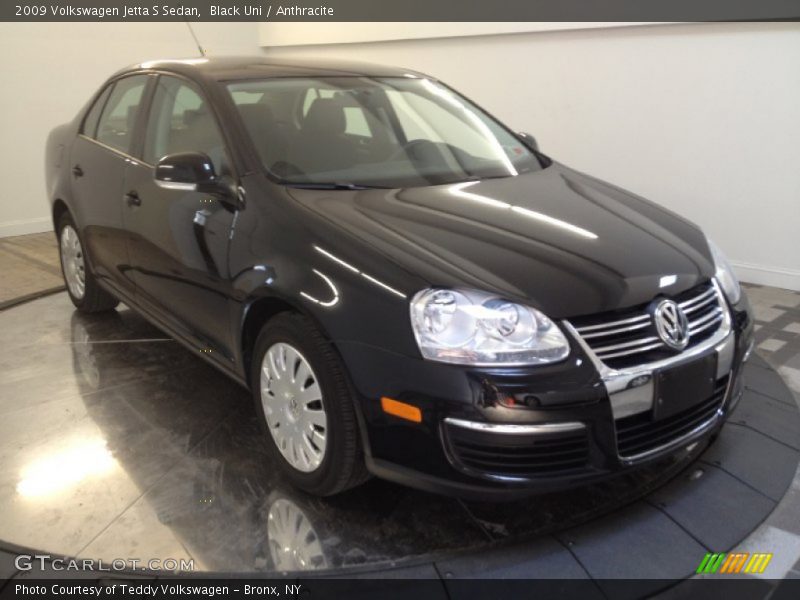 Black Uni / Anthracite 2009 Volkswagen Jetta S Sedan