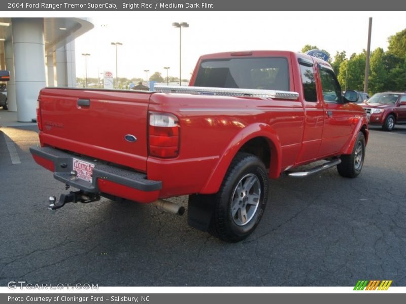 Bright Red / Medium Dark Flint 2004 Ford Ranger Tremor SuperCab