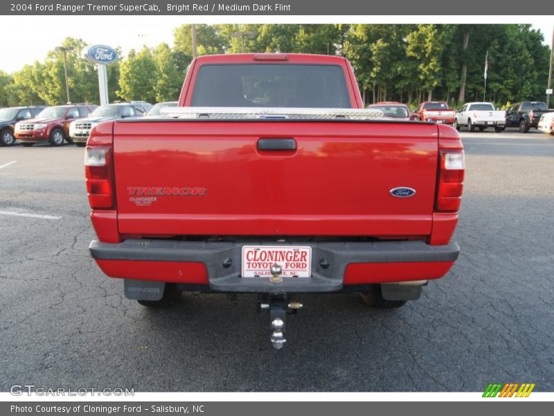 Bright Red / Medium Dark Flint 2004 Ford Ranger Tremor SuperCab