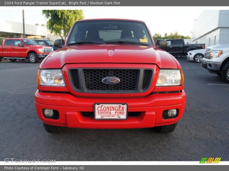 Bright Red / Medium Dark Flint 2004 Ford Ranger Tremor SuperCab