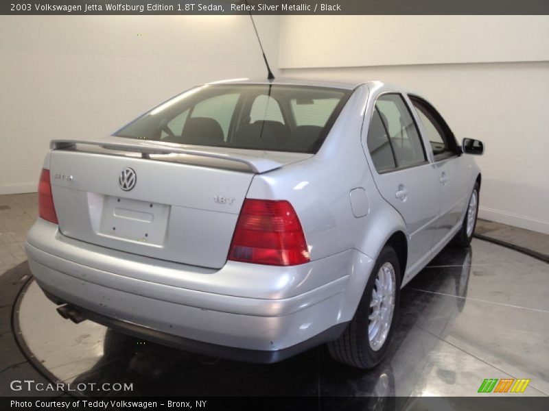 Reflex Silver Metallic / Black 2003 Volkswagen Jetta Wolfsburg Edition 1.8T Sedan