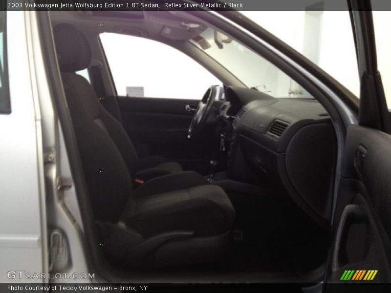 Reflex Silver Metallic / Black 2003 Volkswagen Jetta Wolfsburg Edition 1.8T Sedan
