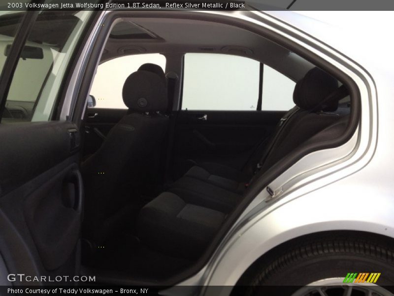 Reflex Silver Metallic / Black 2003 Volkswagen Jetta Wolfsburg Edition 1.8T Sedan