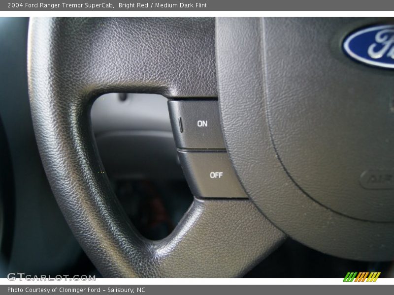 Controls of 2004 Ranger Tremor SuperCab
