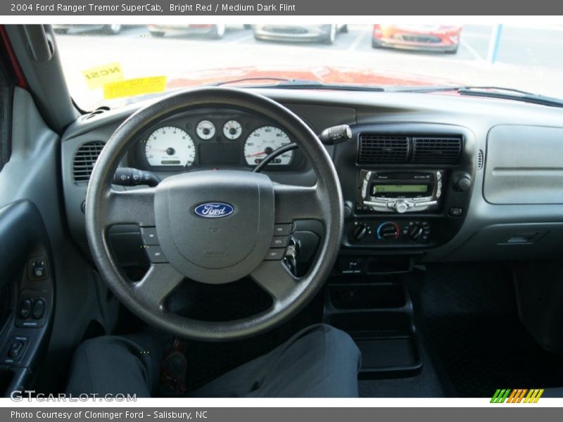 Bright Red / Medium Dark Flint 2004 Ford Ranger Tremor SuperCab
