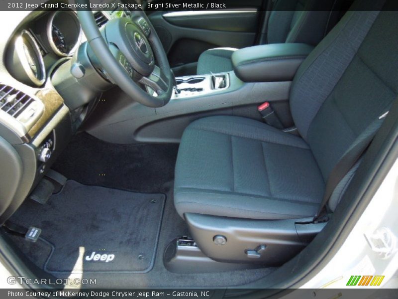 Bright Silver Metallic / Black 2012 Jeep Grand Cherokee Laredo X Package