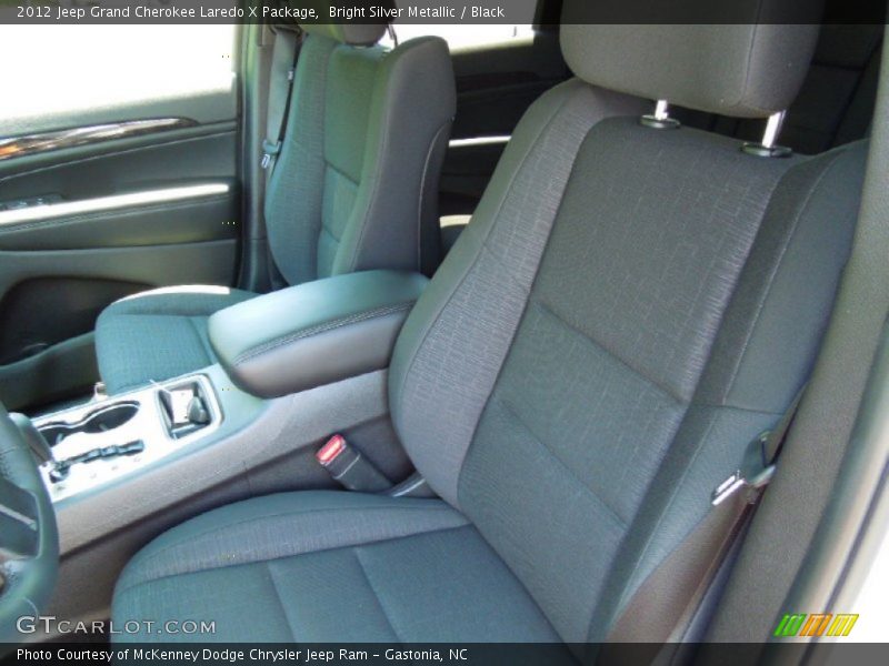 Bright Silver Metallic / Black 2012 Jeep Grand Cherokee Laredo X Package