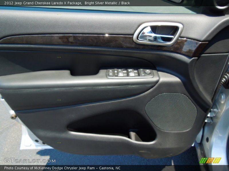 Bright Silver Metallic / Black 2012 Jeep Grand Cherokee Laredo X Package