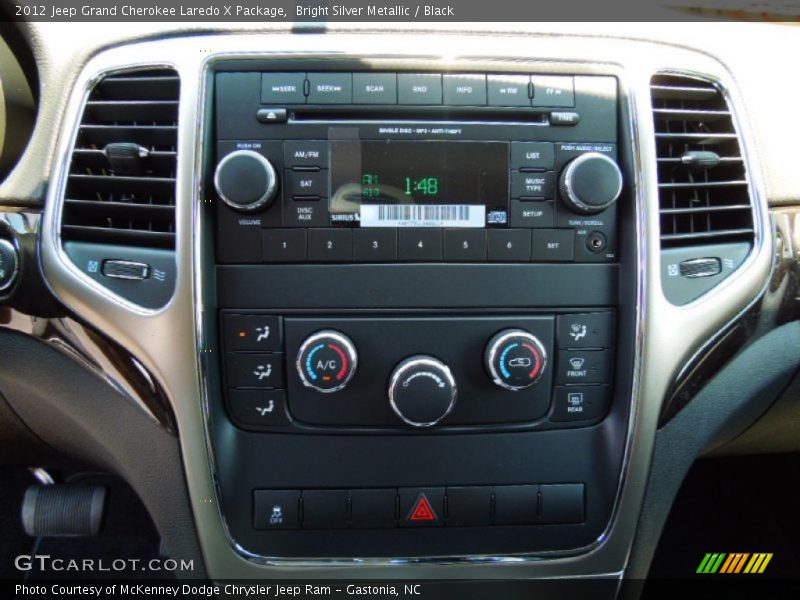 Bright Silver Metallic / Black 2012 Jeep Grand Cherokee Laredo X Package
