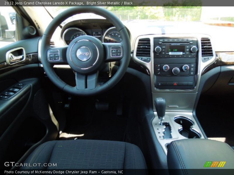 Bright Silver Metallic / Black 2012 Jeep Grand Cherokee Laredo X Package