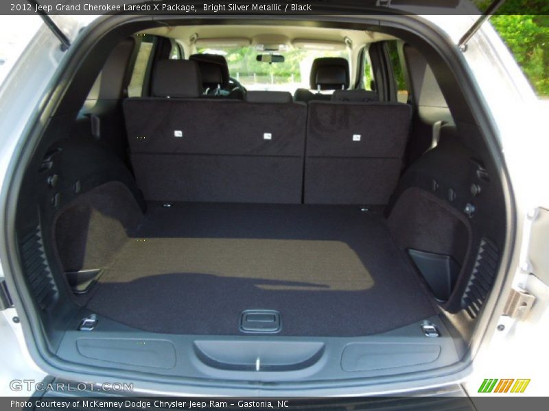 Bright Silver Metallic / Black 2012 Jeep Grand Cherokee Laredo X Package