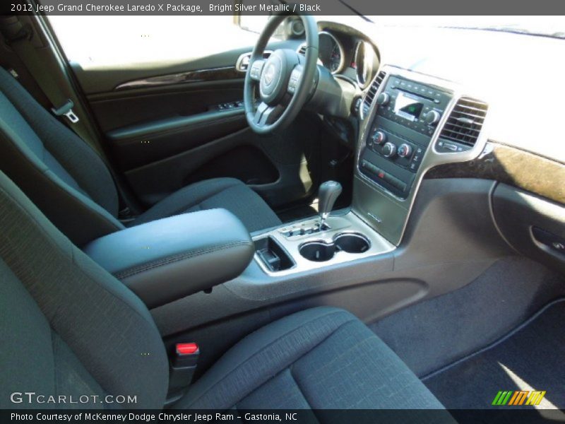 Bright Silver Metallic / Black 2012 Jeep Grand Cherokee Laredo X Package