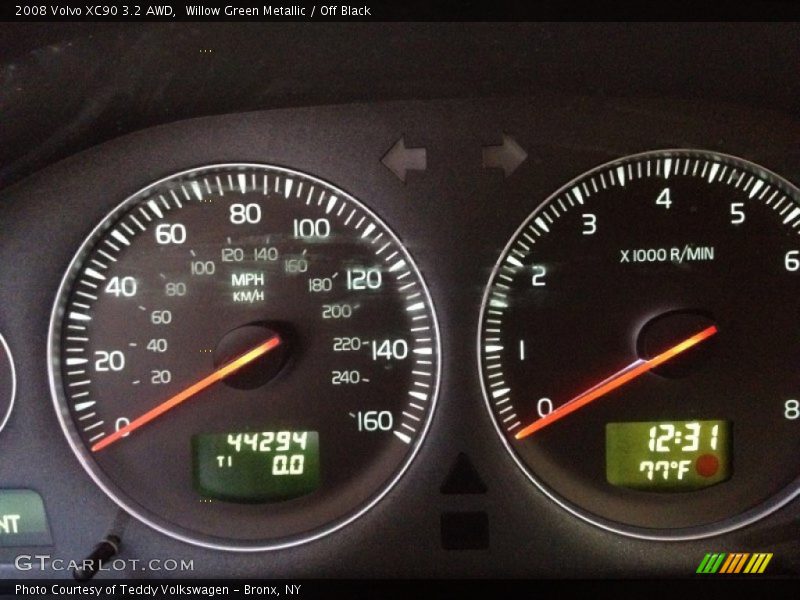 Willow Green Metallic / Off Black 2008 Volvo XC90 3.2 AWD