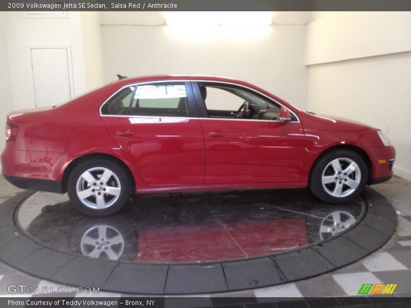 Salsa Red / Anthracite 2009 Volkswagen Jetta SE Sedan