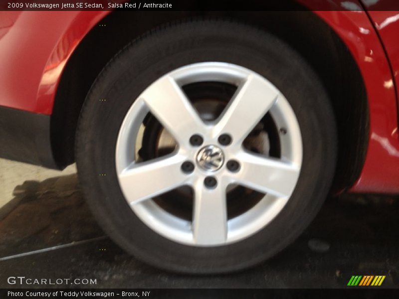 Salsa Red / Anthracite 2009 Volkswagen Jetta SE Sedan