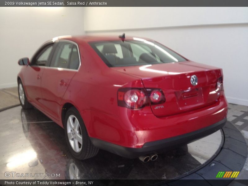 Salsa Red / Anthracite 2009 Volkswagen Jetta SE Sedan