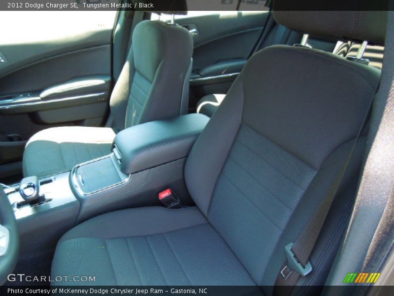 Tungsten Metallic / Black 2012 Dodge Charger SE