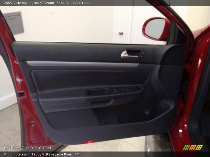 Salsa Red / Anthracite 2009 Volkswagen Jetta SE Sedan
