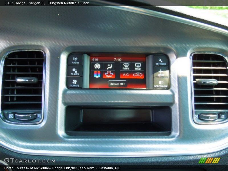 Controls of 2012 Charger SE