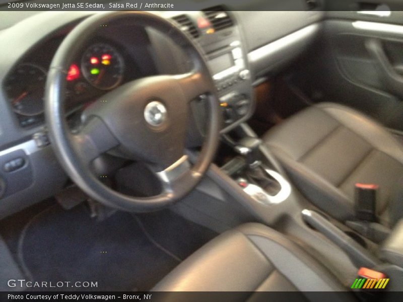 Salsa Red / Anthracite 2009 Volkswagen Jetta SE Sedan