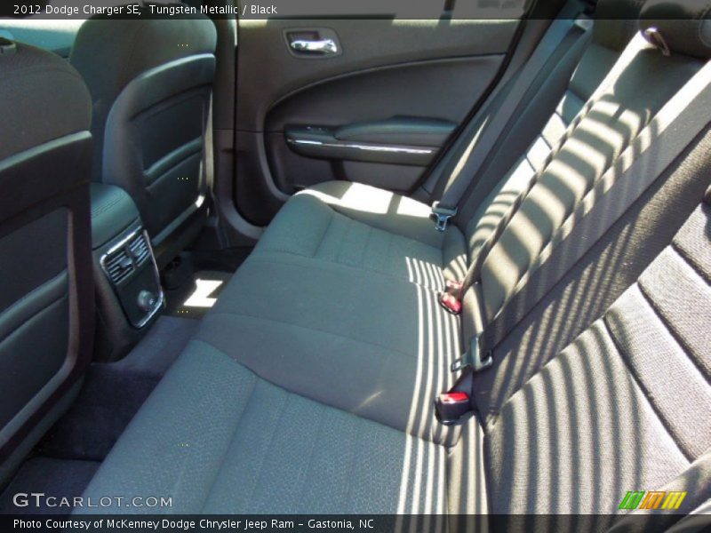 Tungsten Metallic / Black 2012 Dodge Charger SE