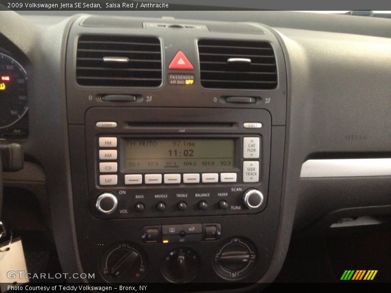 Salsa Red / Anthracite 2009 Volkswagen Jetta SE Sedan