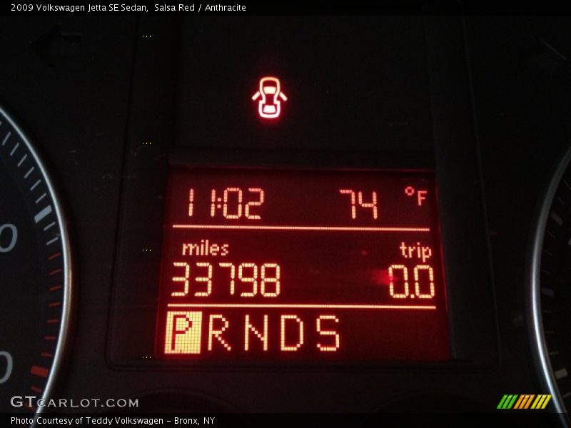 Salsa Red / Anthracite 2009 Volkswagen Jetta SE Sedan