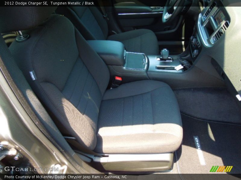 Tungsten Metallic / Black 2012 Dodge Charger SE