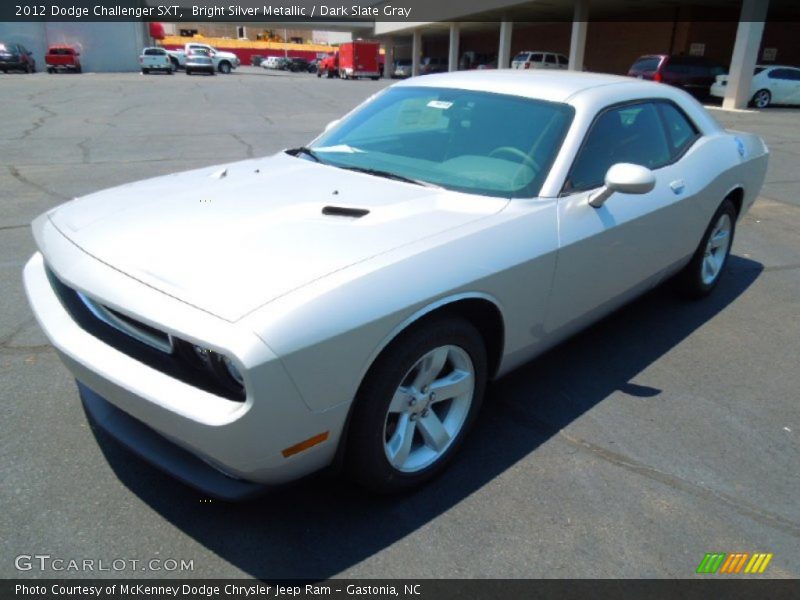 Bright Silver Metallic / Dark Slate Gray 2012 Dodge Challenger SXT