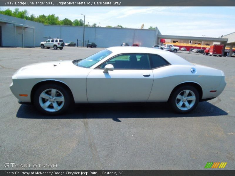 Bright Silver Metallic / Dark Slate Gray 2012 Dodge Challenger SXT