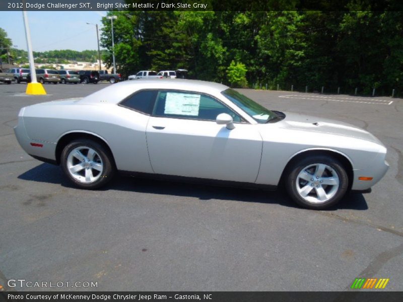 Bright Silver Metallic / Dark Slate Gray 2012 Dodge Challenger SXT