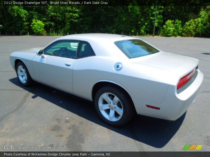 Bright Silver Metallic / Dark Slate Gray 2012 Dodge Challenger SXT