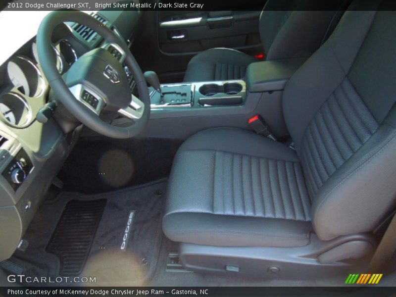 Bright Silver Metallic / Dark Slate Gray 2012 Dodge Challenger SXT