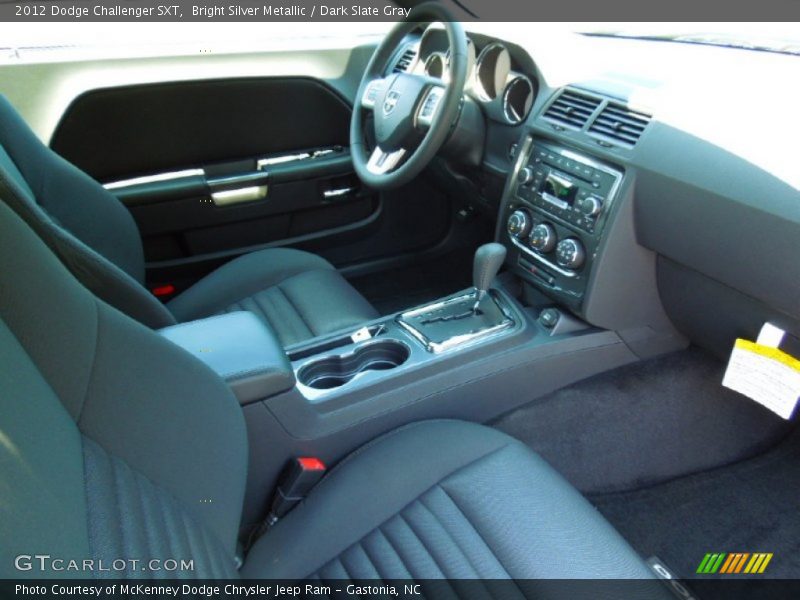 Bright Silver Metallic / Dark Slate Gray 2012 Dodge Challenger SXT