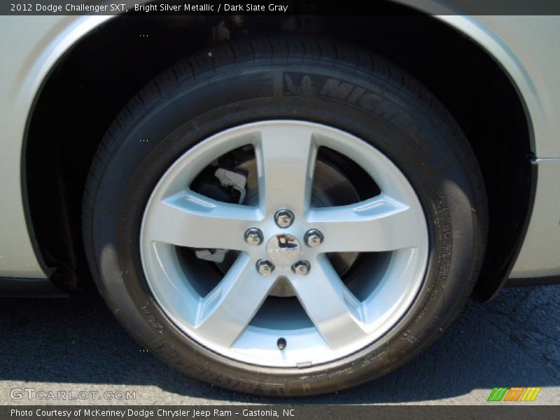 Bright Silver Metallic / Dark Slate Gray 2012 Dodge Challenger SXT