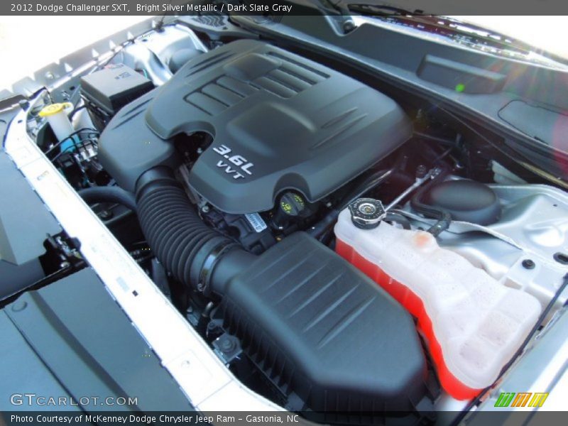 Bright Silver Metallic / Dark Slate Gray 2012 Dodge Challenger SXT