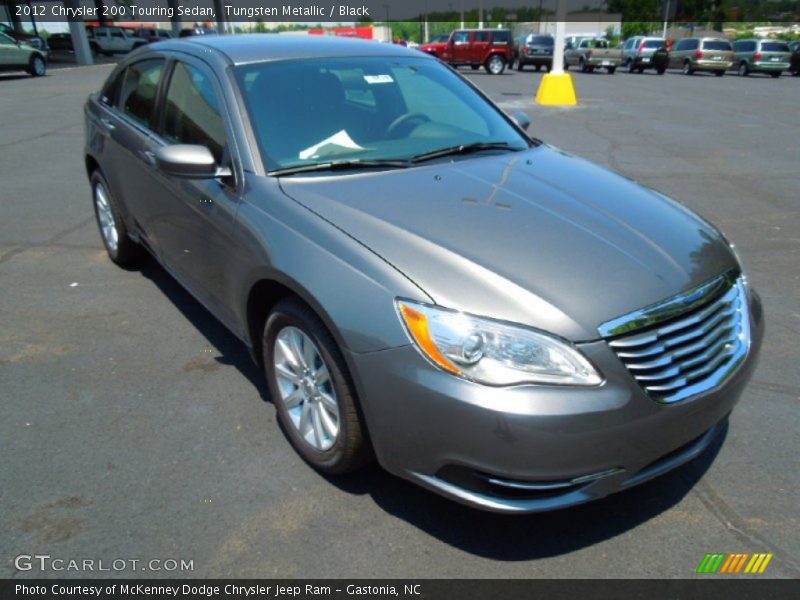 Tungsten Metallic / Black 2012 Chrysler 200 Touring Sedan