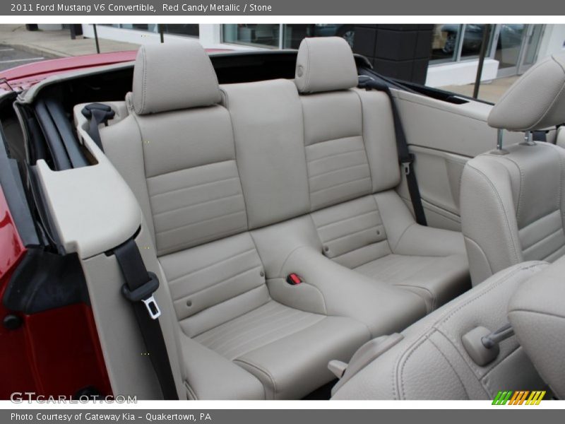  2011 Mustang V6 Convertible Stone Interior