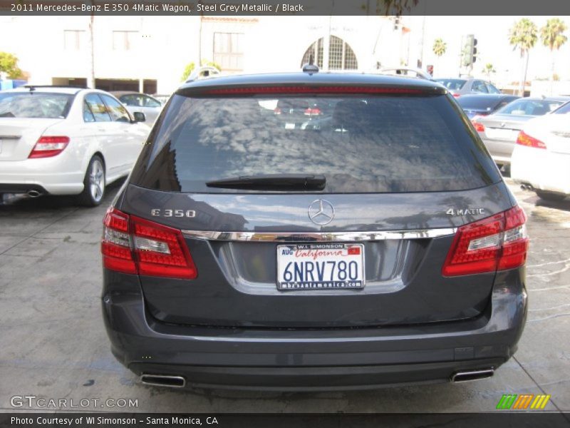Steel Grey Metallic / Black 2011 Mercedes-Benz E 350 4Matic Wagon