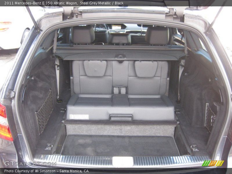 Steel Grey Metallic / Black 2011 Mercedes-Benz E 350 4Matic Wagon