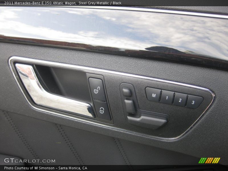 Steel Grey Metallic / Black 2011 Mercedes-Benz E 350 4Matic Wagon