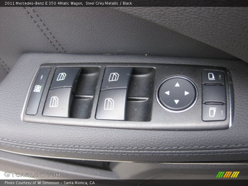 Steel Grey Metallic / Black 2011 Mercedes-Benz E 350 4Matic Wagon
