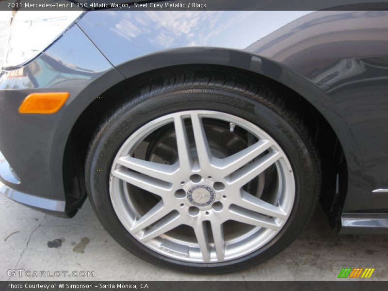 Steel Grey Metallic / Black 2011 Mercedes-Benz E 350 4Matic Wagon
