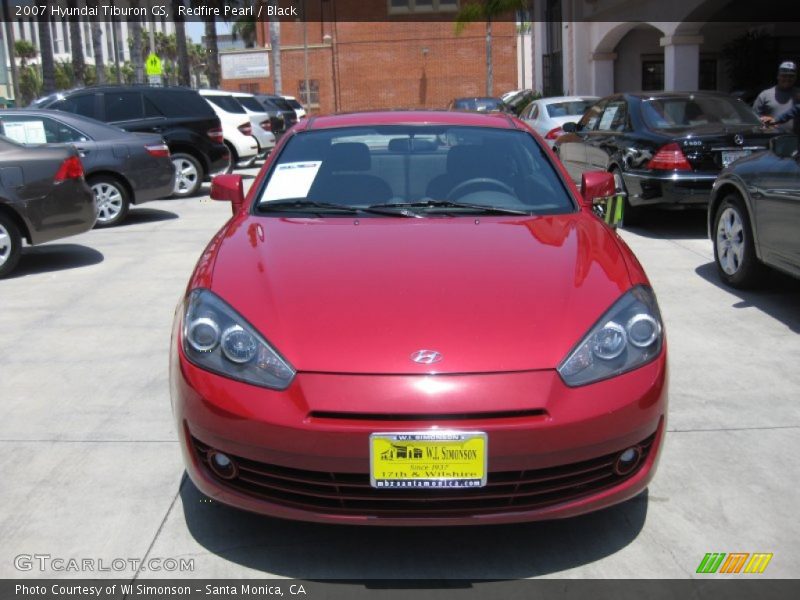 Redfire Pearl / Black 2007 Hyundai Tiburon GS